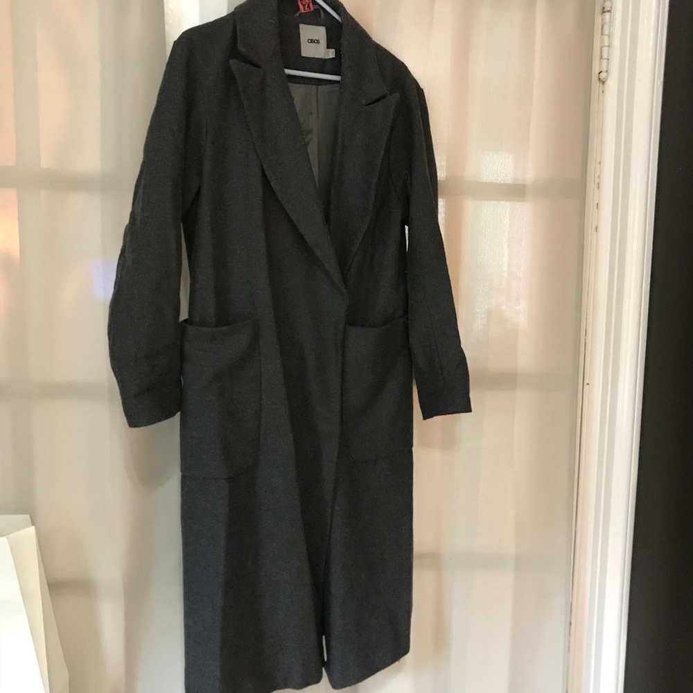 ASOS OVERSIZED WRAP FRONT COAT